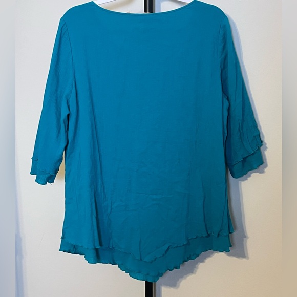 Soft Surroundings Blue Women's Blouse - Picture 3 of 6